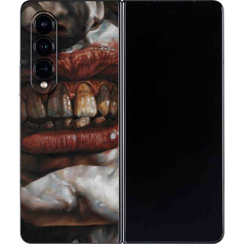 DC Comics Joker Graphic Novel Cover 2008 Art by Lee Bermejo Galaxy Z Fold4 5G Skin